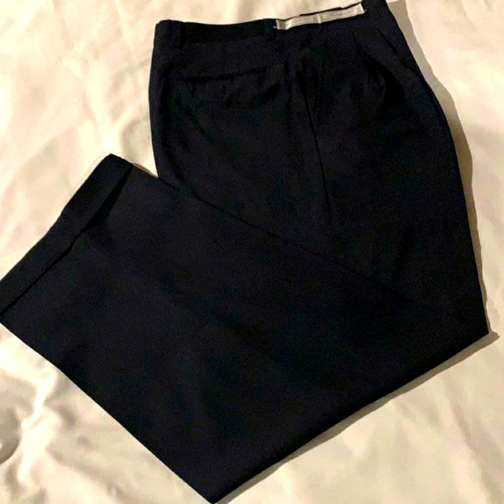Men black 34 waist dress slacks
